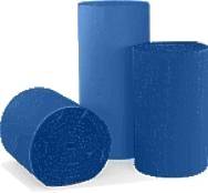 96 x 400 Blue Corrugated plastic rolls, Laminate single face corrugated plastic rolls