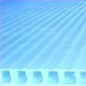 10mm 48 x 96 Light Blue plastic corrugated sheets pads coroplast