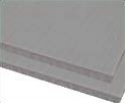 4mm 48 x 96 Gray plastic corrugated sheets pads coroplast