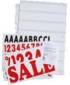 Changeable Letter Message Kit for plastic corrugated sheets & plastic signs