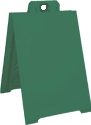 Green Marquee a-frame, curb sign, sign holder for plastic corrugated sheets pads coroplast